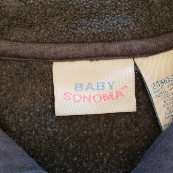 Baby Sonoma Partial Zip Fleece Jacket - Picture 5 of 8